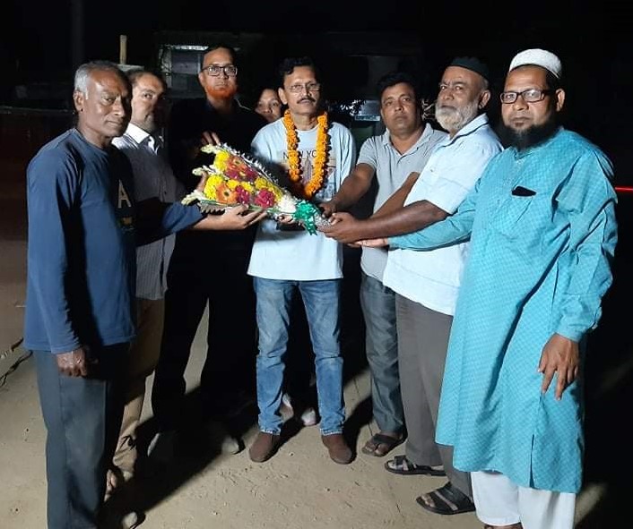 জীবননগরে নবনির্বাচিত উপজেলা আওয়ামীলীগের সম্পাদককে সংবর্ধনা