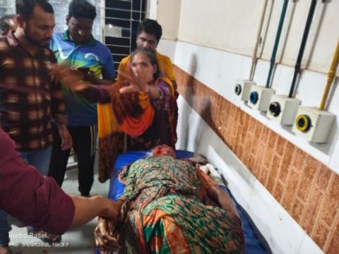চুয়াডাঙ্গায় ইজিবাইকের ধাক্কায় বৃদ্ধার মৃত্যু