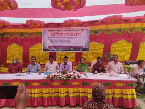 চুয়াডাঙ্গায় মহিলা সমাবেশে প্রকল্প পরিচালক ওমর ফারুক দেওয়ান