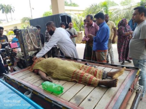 চুয়াডাঙ্গায় আলমসাধু উল্টে চালকের মর্মান্তিক মৃত্যু