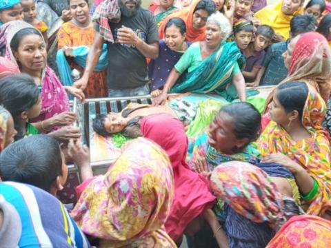 উথলীতে দেওয়াল চাপা পড়ে ৮ বছর শিশুর মৃত্যু