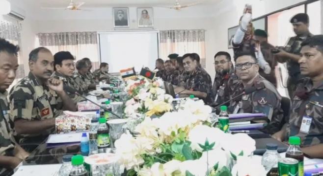 দর্শনায় বিজিবি-বিএসএফের পতাকা বৈঠকে সেক্টর কমান্ডার কর্নেল মুহিউদ্দিন জাবেদ পাটোয়ারি