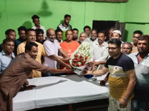 চুয়াডাঙ্গা জেলা কৃষক দলের নবনির্বাচিত আহ্বায়ক কমিটির নেতৃবৃন্দকে ফুলেল শুভেচ্ছা