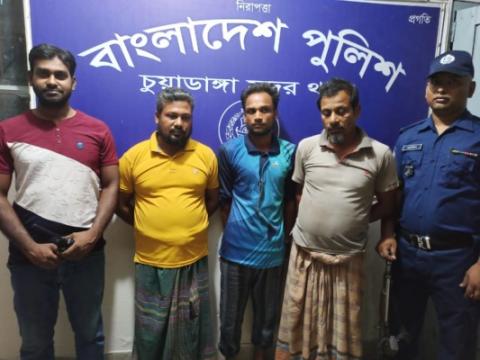 চুয়াডাঙ্গায় তিনটি চোরাই সাইকেলসহ তিনজন গ্রেপ্তার