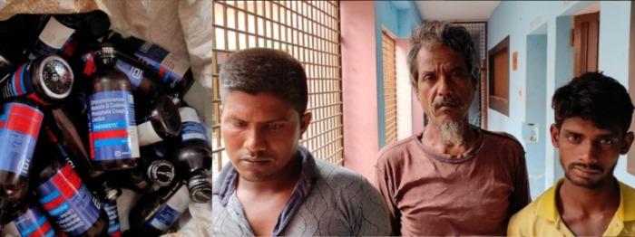 গাংনীতে বিজিবির অভিযানে ফেনসিডিলসহ আটক ৩