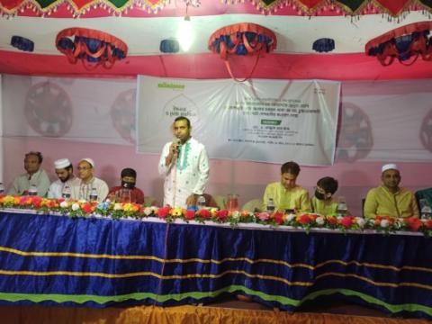 এমপি ছেলুন জোয়ার্দ্দারের সুস্থতা কামনায় ইফতার মাহফিলে ডিসি আমিনুল ইসলাম