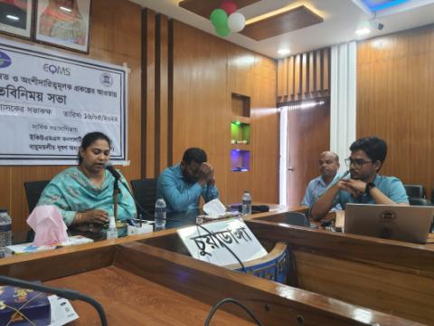 চুয়াডাঙ্গায় শব্দ দূষণ নিয়ন্ত্রণে মতবিনিময় সভা অনুষ্ঠিত