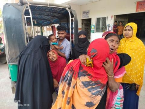 ঈদের নতুন জামা নিয়ে বাড়ি ফেরা হলো না শিশু মারিয়ার