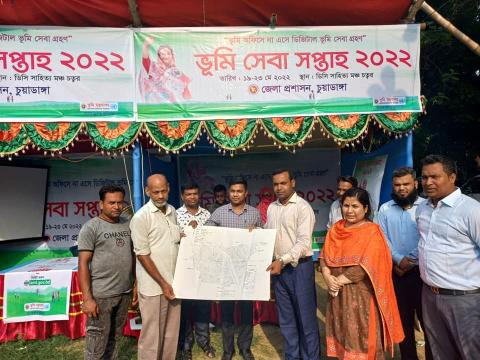 চুয়াডাঙ্গা ও মেহেরপুরে ভূমি সেবা সপ্তাহের উদ্বোধন