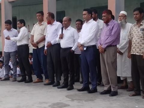 আলমডাঙ্গার কৃতী সন্তান খাগড়াছড়ির ডিসি প্রতাপ কুমার বিশ্বাস নিজ এলাকায়