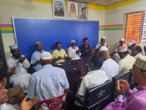 জীবননগরে এমপি ছেলুন জোয়ার্দ্দারের রোগমুক্তি কামনায় দোয়া অনুষ্ঠিত