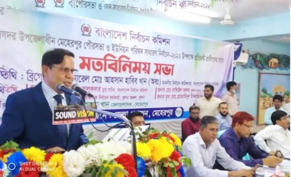 গ্যারান্টি দিলাম, কোনো ইশারায় কাজ হবে না-নির্বাচন কমিশনার আহসান হাবিব খান