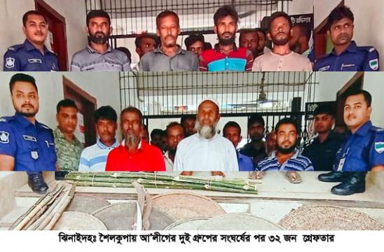 শৈলকুপায় আ.লীগের দুই গ্রুপের সংঘর্ষ, আটক ৩২