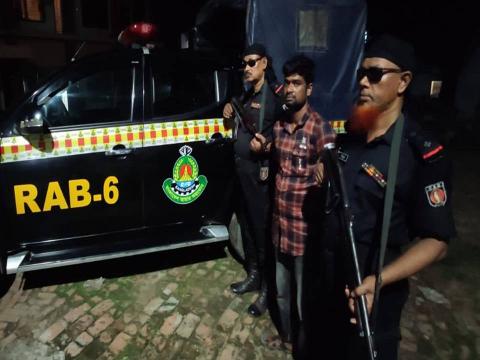 গাংনীতে চুরি মামলার আসামী র‌্যাবের হাতে গ্রেপ্তার