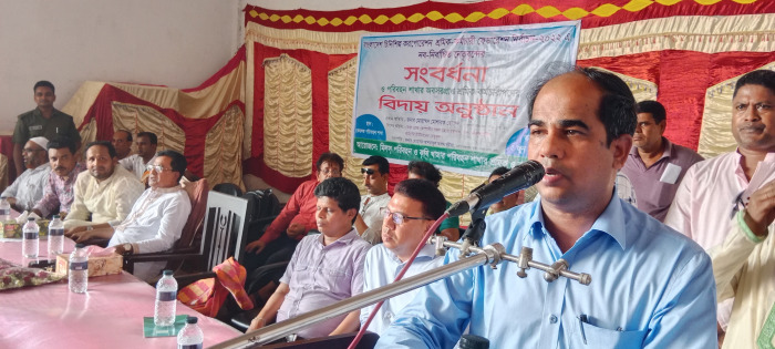 বাংলাদেশ চিনিকল শ্রমিক ও কর্মচারী ফেডারেশনের নবনির্বাচিত নেতৃবৃন্দকে দর্শনা কেরু চিনিকলে সংবর্ধনা