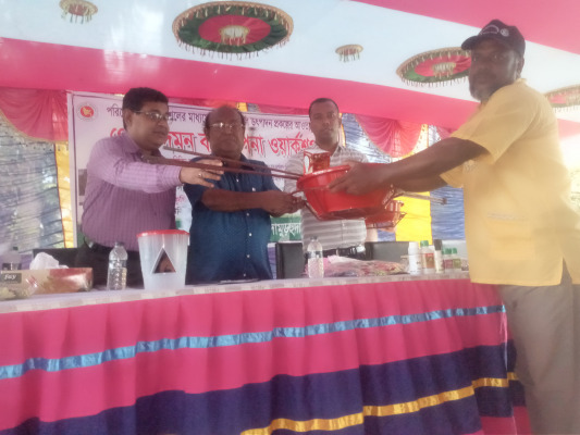 দর্শনায় আলোর ফাঁদ দিয়ে ফসলের পোকাদমন বিষয়ক ওয়ার্কশপ অনুষ্ঠিত