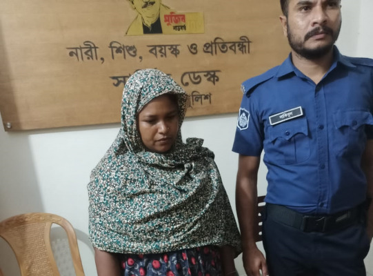 গাংনীতে গাঁজাসহ নারী আটক