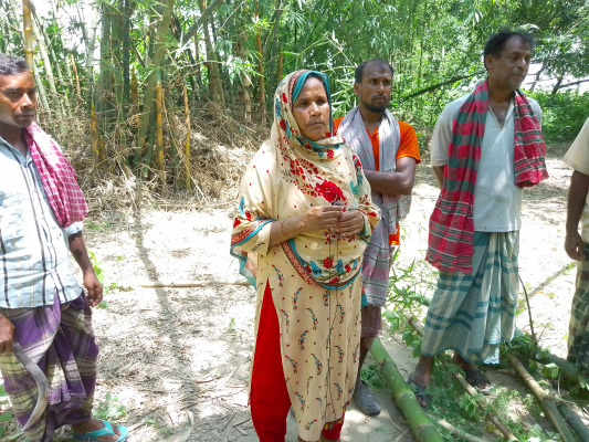 গাংনীতে জোরপূর্বক জমি দখলের চেষ্টা, থানায় অভিযোগ