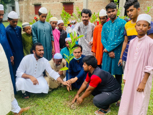 চুয়াডাঙ্গায় ফলজ বৃক্ষরোপণ ও মাদ্রাসার ছাত্রদের মধ্যে বিনামূল্যে বিতরণ