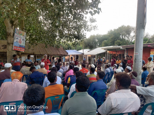 শোকাবহ আগস্ট উপলক্ষে আলমডাঙ্গার হারদীতে কর্মী সভায় আসাদুল হক বিশ্বাস