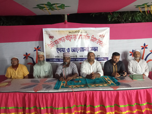 উথলীতে মসজিদ নির্মাণ উপলক্ষে দোয়া ও আলোচনা সভা