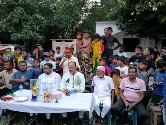 কার্পাসডাঙ্গায় ফুটবল টুর্নামেন্টের ফাইনালে গোবিন্দহুদা একদশের জয়