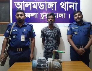 চুয়াডাঙ্গা পুলিশ সুপারের নিদের্শে আলমডাঙ্গা থানা পুলিশের অভিযান