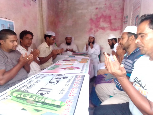 হাসাদাহ প্রেসক্লাবে দোয়া মাহফিল অনুষ্ঠিত