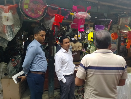 কার্পাসডাঙ্গায় ভ্রাম্যমাণ আদালতের অভিযানে জরিমানা আদায়