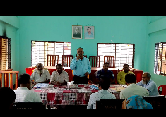 কার্পাসডাঙ্গায় আইনশৃঙ্খলা ও চোরাচালানবিরোধী সভা