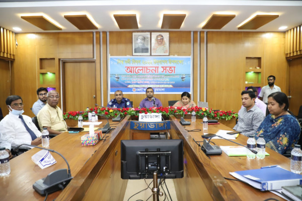 চুয়াডাঙ্গায় বিশ্ব নদী দিবসের আলোচনা সভায় জেলা প্রশাসক আমিনুল ইসলাম খান