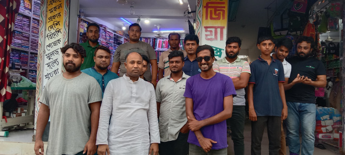 চুয়াডাঙ্গা-২ নির্বাচনী আসনে ব্যবসায়ী বকুলের গণসংযোগ
