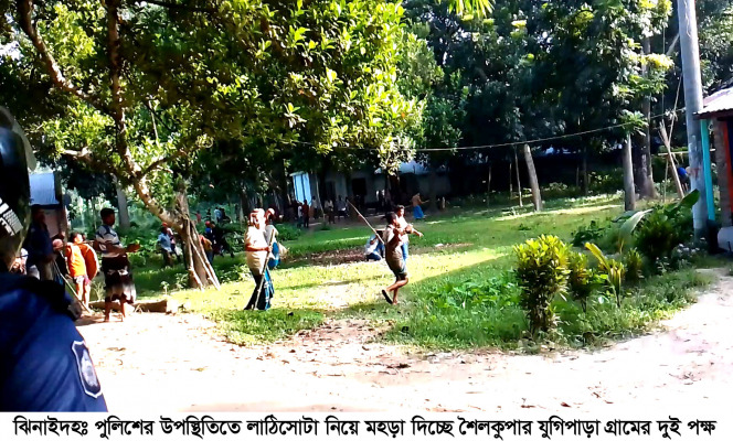 শৈলকুপায় আ.লীগের দুই গ্রুপের সংঘর্ষে আহত ৬