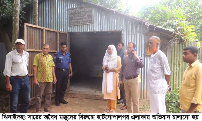 ঝিনাইদহে সারের অবৈধ মজুদ, ভ্রাম্যমাণ আদালতের অভিযান