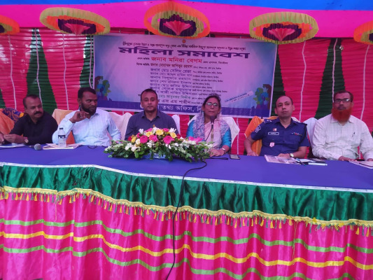 ঝিনাইদহের গোবিন্দপুরে মহিলা সমাবেশে অনুষ্ঠিত