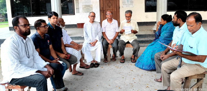 দর্শনায় সুন্দরবন আপ ও চিত্রা ডাউন ট্রেন থামানোসহ পাঁচ দফা দাবিতে আলোচনা সভা অনুষ্ঠিত