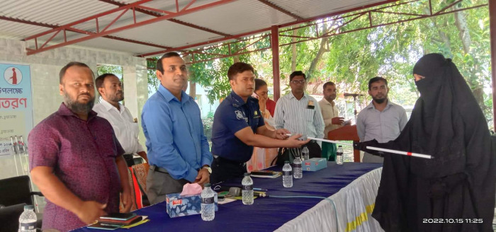 চুয়াডাঙ্গায় বিশ্ব সাদাছড়ি নিরাপত্তা দিবসে ডিসি আমিনুল ইসলাম খান