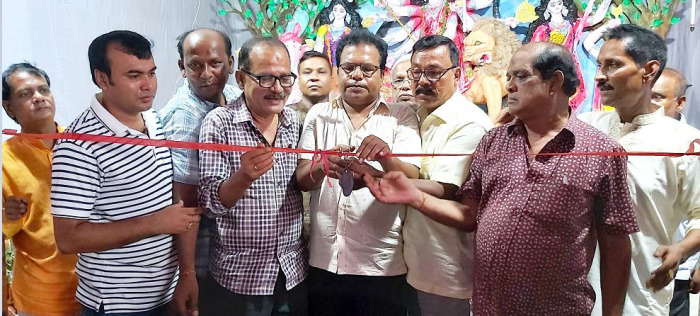 আলমডাঙ্গার বক্সিপুরে শ্রী শ্রী দুর্গা মন্দিরের শুভ উদ্বোধন