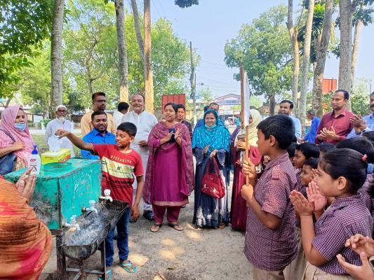 চুয়াডাঙ্গায় ও দামুড়হুদায় বিশ্ব হাত ধোয়া দিবস পালন