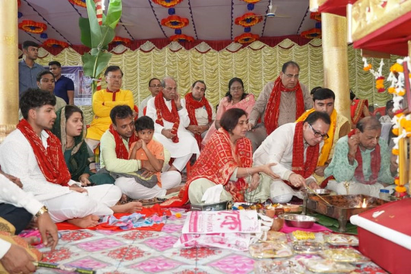 আজ নগর কীর্তনের মধ্যদিয়ে শেষ হবে মহানামযজ্ঞ