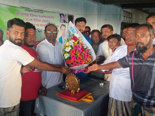ঝিনাইদহ জেলা বিএনপির সহসভাপতি আলাউদ্দিন আল মামুনকে সংবর্ধনা