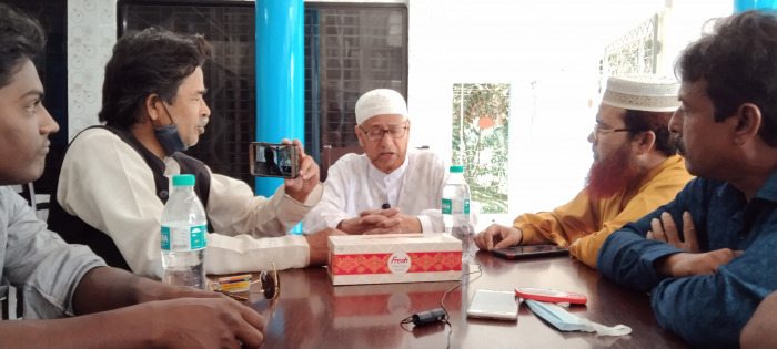 মুজিবনগর প্রেসক্লাবের সাংবাদিকদের সাথে স্বতন্ত্র প্রার্থী গোলাম রসুলের মতবিনিময়