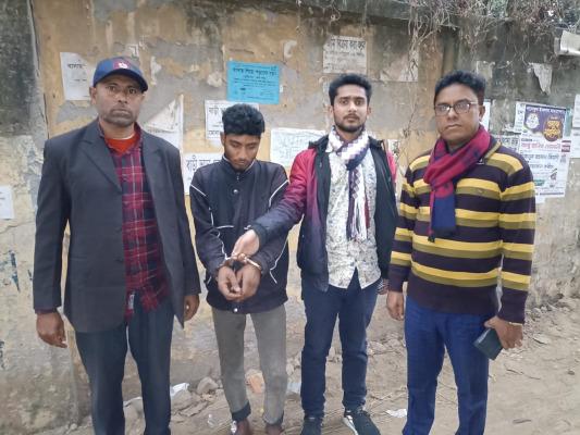 চুয়াডাঙ্গায় গাঁজাসহ আটক যুবকের কারাদণ্ড