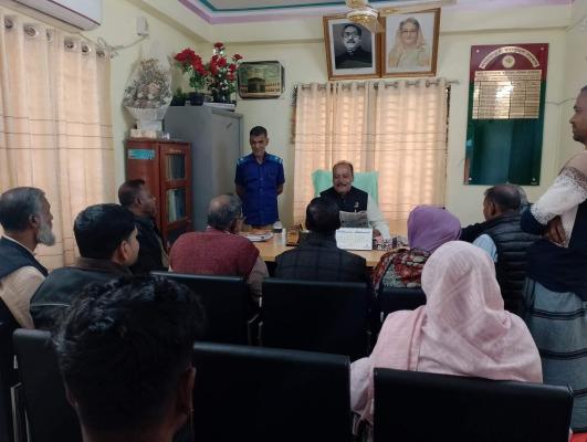 কার্পাসডাঙ্গায় আইনশৃঙ্খলা ও চোরাচালান প্রতিরোধে সভা