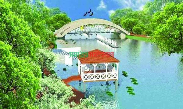 মেহেরপুরের গড়পুকুরে নির্মাণ হচ্ছে আকর্ষণীয় বিনোদন কেন্দ্র