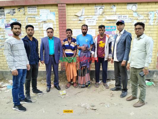 চুয়াডাঙ্গার বিভিন্ন স্থানে মাদকদ্রব্য নিয়ন্ত্রণ অধিদপ্তরের অভিযান