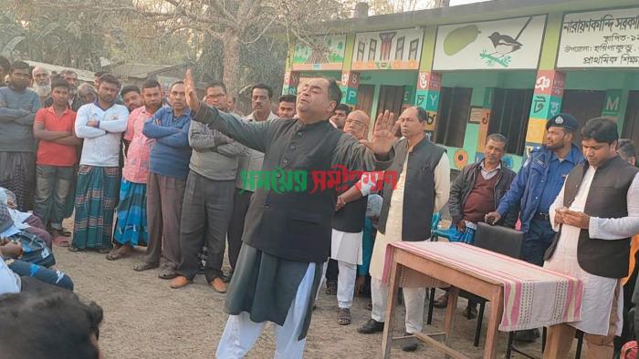 হরিণাকুণ্ডুতে এমপি সমি’র নির্বাচনী পথসভা অনুষ্ঠিত