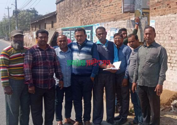 দর্শনা পৌর এলাকায় প্রধান সড়কে সড়ক বাতি স্থাপন