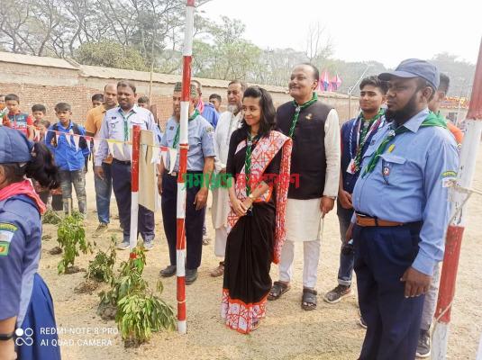 কার্পাসডাঙ্গায় ৬ষ্ঠ উপজেলা কাব ক্যাম্পুরি ও স্কাউটের উদ্বোধন