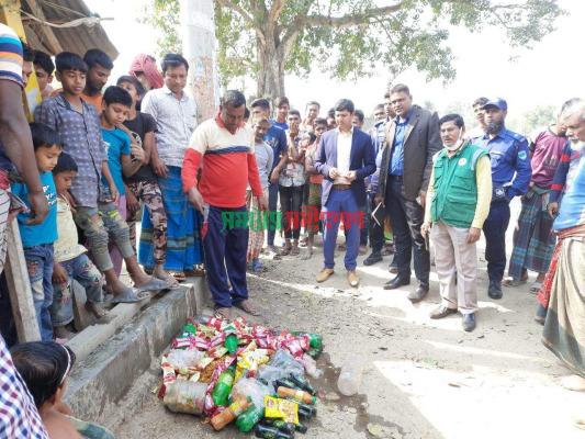 মুজিবনগরে জাতীয় ভোক্তা অধিকার সংরক্ষণ অধিদপ্তরের অভিযান